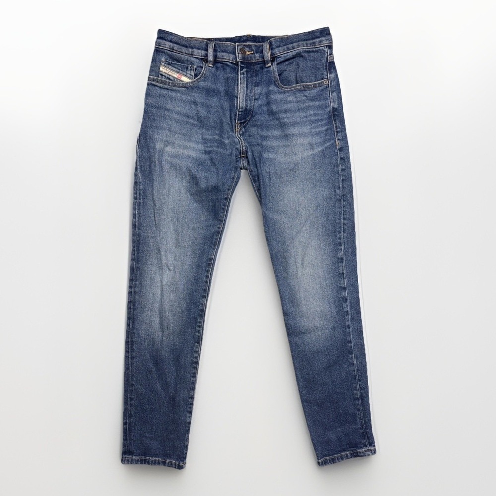Diesel D-Strukt Jeans Men 30x30 Blue Slim Fit Stretch Dark Indigo